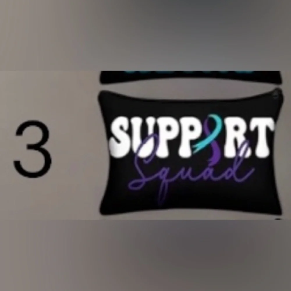 Suicide Prevention Awareness Set: 1 Pen, 1 Note pad, 1 Makeup Bags, 1 Bracelet